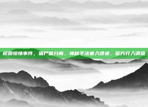 校园惊悚事件，猫尸首分离，神秘手法塞入课桌，警方介入调查